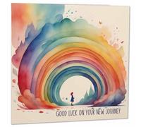 Carte de bonne chance - New Journey - New Job Card, New Home Card, Colleague Co Worker Leaving Card, New Baby Card 145 x 145 mm