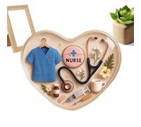 Carte De Câlin D’infirmière - Souvenir De Motivation Acrylique 2D | Carte D'encouragement Pour Les Personnes Soignantes | Cadeau Inspirant Portable De 10 Cm Pour Les Étudiants En Soins Infirmiers, Le