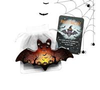 Carte de câlin fantôme - Cartes positives pour amis | Ghost Bat Corbeau Dieu de la mort souvenir inspirant pour diplômés Équipe Incentives Adultes Collègues Étudiants Adolescents Voyage Vacances