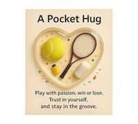 Carte de câlin polyvalente au format de poche avec motif athlétique fait à la main, cadeau parfait pour les célébrations, vert