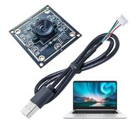 Carte de caméra USB-caméra USB à obturateur Global Mono, 1280x720P, Module çaméra à 100 degrés, accessoires d'ordinateur PC Plug-and-Play | Mise au point automatique pour la détection des visages, la