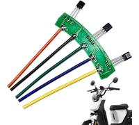 Carte de capteur de hall de scooter électrique, capteur d'effets de couloir de carte circulaire, composant de de couloir PCB de véhicule avec câble, capteur de détection de moteur pour systèmes