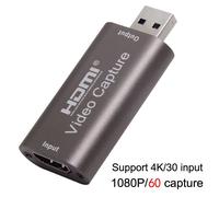 Carte de capture audio vidéo,60fps,4K,compatible HDMI,USB 3.0,2.0,convertisseur IMAVideo pour le streaming de jeu,les diffusions en direct - Type Coffee USB 3.0