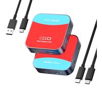 Carte de capture pour Nintendo Switch, carte de capture ACASIS et station d'accueil 2 en 1, capture vidéo 1080p 60 fps pour Nintendo/streaming/réunion, 2 ports USB-A 3.0, 1 USB-C 3.0 pour transfert de