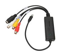 Carte de Capture USB C Video Grabber, Prise en Charge NTSC PAL et ADC, S Video et CVBS vers Périphérique de Capture Vidéo USB Type C 2.0 pour Windows 10/7/2000 XP Vista, pour OS X