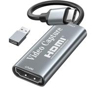 Carte de capture vidéo 1080p de type C, HDMI vers USB C, capture de jeux vidéo pour l'édition de jeux/streaming/enseignement en ligne