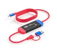 Carte de capture vidéo 4K USB C 2K 30 Hz 1080p 60 fps enregistrement 100 W PD Power Delivery compatible avec Switch/Steam Deck/Legion Go/Game Handheld/ROG Ally/Quest 3/iPad/ordinateur portable/MacBook