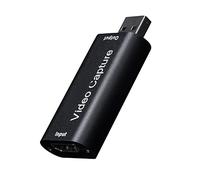 Carte de capture vidéo HDMI USB 2.0 1080P 1920 × 1080 @ 30 Hz Pas de pilote Carte d'enregistrement vidéo Carte de capture Carte HDMI USB Adaptateur Enregistreur USB Game Capture Card pour streaming