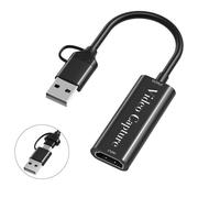 Carte de Capture Vidéo HDMI vers USB C 4K 60FPS Boîtier Acquisition Video Compatible Switch PS5/4 Xbox TV Mac PC