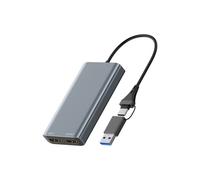 Carte de Capture Vidéo HDTV, Boîtier D'Acquisition Vidéo Compatible USB Type-C 4K 60 Hz, Boucle de Sortie pour PC, Caméra, Jeux en Direct