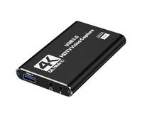 Carte de capture vidéo USB 1080p 60 Hz adaptée pour console de jeu streaming jeu avec entrée microphone et sortie sonore, moniteur de vidéosurveillance