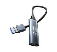 Carte de capture vidéo USB 3.0, adaptateur USB/Type-C vers HDMI, compatible Game Grabber, enregistrement Ms2130 for Live Switch, Xbox, PC, Xiaomi(USB 3.0 TO HDMI)