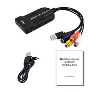 Carte de capture vidéo USB pour plusieurs sources vers convertisseur numérique, éditez et enregistrez des vidéos à partir de différents appareils Compatibilité du logiciel de montage vidéo