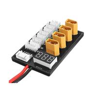 Carte de Charge ParallèLe 4CH XT60 Connecteur à Fiche Banane pour ISDT D2 Q6 SC-608 SC-620 Imax B6 Charge LiPo Batterie en Charge