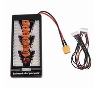 Carte de Charge parallèle équilibrée pour Batteries Lipo 2S à 6S, Plaque de Charge avec connecteur XT60 pour chargeurs de Batteries RC B6AC et A6 720i, Prend en Charge 1 à 6