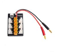 Carte de charge parallèle pour batteries Lipo 1S à 3S avec connecteur XT-30 Prend en charge jusqu'à 6 packs Compatible avec B6 B6AC Balance Charger Expansion Haute Courant Cuivre Foil Design