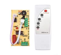 Carte de circuit imprimé avec télécommande pour ventilateur, kit de remplacement 110 V-240 V, ventilateurs mécaniques améliorés vers un fonctionnement sans fil, design compact en ABS pour ventilateurs