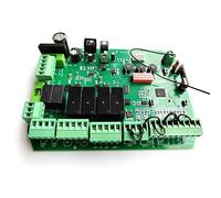 Carte de Circuit imprimé de contrôleur de moteur d'ouvre-porte pivotante, utilisation uniquement for moteur 24VDC,Durabilité par tous les temps(4REMOTE CONTROL KIT)