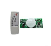 Carte de circuit solaire télécommandée pour modules d'éclairage public prenant en charge 3 piles 2 V et 3 7 V, capteur d'induction de mouvement, luminosité réglable et plusieurs modes de