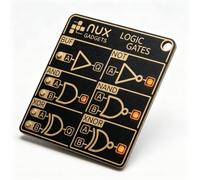 Carte De Circuits À Portes Logiques, Kit D’Apprentissage Électronique | Outil Interactif Pour Découvrir 8 Portes Logiques, La Conception De Circuits Et L’Électronique En Classe Ou À La Maison.