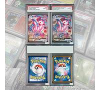 Carte de Collection classée Proxy PTCG, Mew Vmax Secret épée et bouclier Fusion Strike 269/264, gemme anglaise MT10, étiquette holographique, cadeau, DIY bricolage D