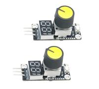 Carte de Commande des gaz PWM avec Affichage LED, Bouton-Poussoir et embase à 3 Broches pour Les projets de réglage de modèles et de contrôle de Ventilateur