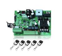 Carte de Commande for ouvre-Porte Coulissant AC, unité de Commande de Moteur d'ouvre-Porte battante C24V, Carte de Circuit imprimé de contrôleur PCB, Carte électronique(5 Remote Control)