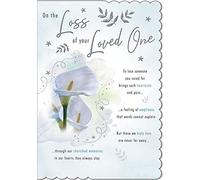 Carte de condoléances traditionnelles - 9 x 6 pouces - Piccadilly Greetings