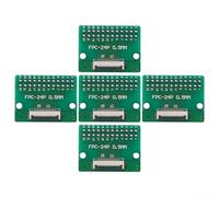 Carte de connecteur FFC FPC 24 broches avec pas de 0,5 mm, adaptateur PCB double face pour câble plat flexible, compatible avec appareils photo numériques, ordinateurs portables