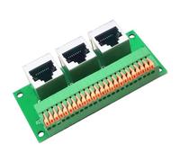Carte de connecteurs RJ45 de trois façons pour des configurations et une maintenance réseau faciles par les ingénieurs et les techniciens