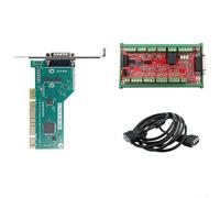 Carte de contrôle de machine de gravure CNC à 3 axes PCI Interface Contrôleur de mouvement, avec puce de traitement haute vitesse ISO Standard G-Code pour applications industrielles (version V6)
