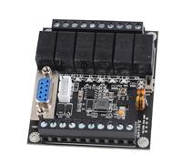 Carte de contrôle industrielle programmable FX1N - 14MR, module de commande PLC à sortie relais avec 8 entrées et 6 sorties, contrôleur d’automatisation industrielle 24 V CC pour