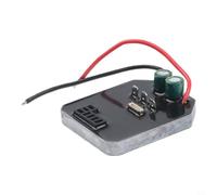 Carte de contrôle sans balais en aluminium pour meuleuse d'angle 21 V 50 A 8 fils Module de commande double condensateur haute puissance Noir