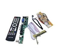 Carte de contrôle Universelle for téléviseurs LCD/LED VGA HD-MI USB, kit Complet analogique 30 Broches 2 canaux 8 Bits LVDS 4 Lampes CCFL, pièces de Rechange for téléviseurs(4ccfl kit 1)