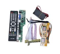 Carte de contrôle Universelle for téléviseurs LCD/LED VGA HD-MI USB, kit Complet analogique 30 Broches 2 canaux 8 Bits LVDS 4 Lampes CCFL, pièces de Rechange for téléviseurs(4ccfl kit 2)