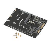 Carte De Conversion M.2 Ngff Msata Ssd À Sata 2.5 Pouces, Adaptateur 3.0, 2 En 1 Pour Ordinateur Portable