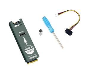 Carte de conversion M vers type E pour une transmission de données rapide et une longue durée de vie en aluminium