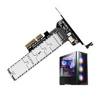 Carte de Conversion pour Disque Dur - Convertisseur PCIe 5.0 M.2 PC | Carte d'extension pour de données et Lecteur de Sauvegarde avec dissipateur Thermique | pour PC, Ordinateur de