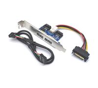 Carte de conversion SATA vers ESATA rapide avec capacité d'alimentation pour disques durs SATA vers adaptateur