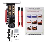 Carte De Conversion Ssd Pci-E 3.0x16 Vers M.2 Ssd Pcie Vers M2, Adaptateur Pci-E Vers Sata 3.0 Pour Pc