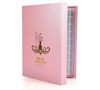 Carte de Couleur de Gel pour Ongles, Tableau D'affichage de Vernis Livre D'art Montrant une étagère Carte de Salon échantillon de Pratique Outil de Conception 216 Couleurs (Rose)