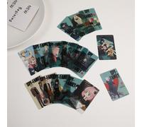 Carte De Couleur Famille Espion, 16 Pièces/Ensemble, Dessin Animé Anya Yo Loid, Kawaii, Périphérique, Collection Transparente, Marque-Pages Mignons