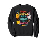 Carte de crédit Amusante chez Craft Store Addiction Yarn Lover Sweatshirt