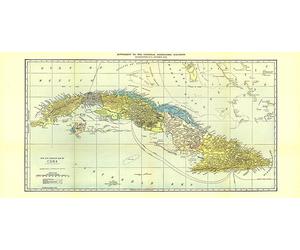 Carte de Cuba de 1906