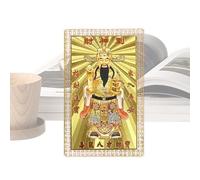 Carte de Cuivre de Dieu - Décoration Portable En Cuivre Doré | Mobilier De Dieu De Chinois,Pour Voiture Sacs Tables Vitrine Maison École Bureaux Café Bibliothèques Exposition