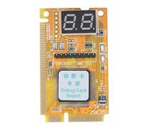 Carte de débogage 3 en 1 Type C ABS Jaune, Carte de Diagnostic pour Ordinateur Portable, accès à l'ordinateur avec interfaces PCI, PCI E et LPC, Alimentation Stable avec Anciens