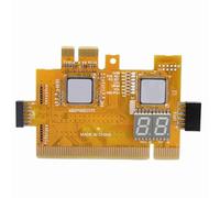 Carte de débogage 4 en 1 pour Ordinateur de Bureau, Carte de Diagnostic pour Carte mère d’Ordinateur, Lecteur de Codes LPC, PCI et PCI-E avec condensateur au tantale, Conception de