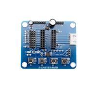 Carte de débogage du module de pilote pour configuration de câblage de moteur pas à pas avec réglage de la vitesse à 4 boutons, étiquettes VCC VM GND et en-tête de programme, module vendu séparément à