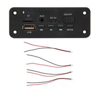 Carte De DéCodage Mp3 Bluetooth 2 X 3 W Lecteur De Module Bluetooth 5.0 Multifonctionnel Pour Lecteur Mp3 Noir
