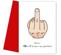 Carte de départ amusante pour collègues - Carte de départ pour un nouvel emploi. Rude & Sarcastic Sorry You're Leaving Cards for Work Friend